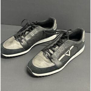 Diesel V-Staffetta S-Fleett Leather Sneakers Shoes Blue • Men’s 10.5